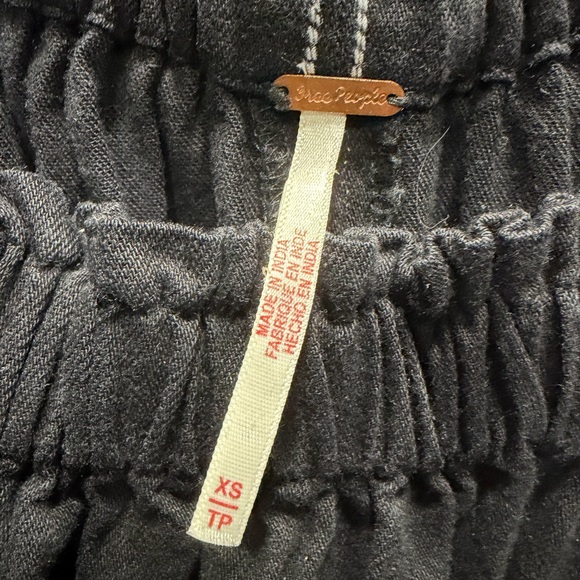 Free People Black Maxi Dress with Gold Ring Details - Picture 3 of 8